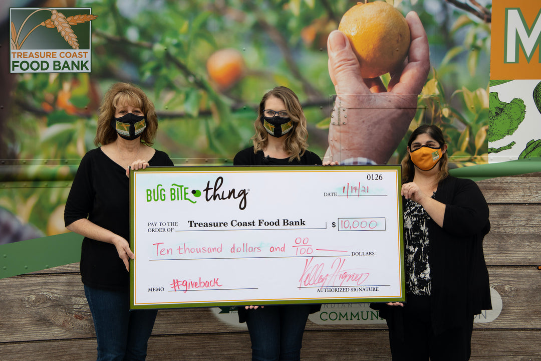 Bug Bite Thing Giving Back: $10,000 Donation Provides Hunger Relief to Local Community