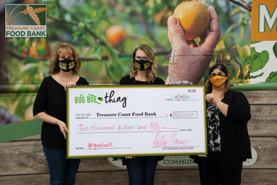 Bug Bite Thing Giving Back: $10,000 Donation Provides Hunger Relief to Local Community