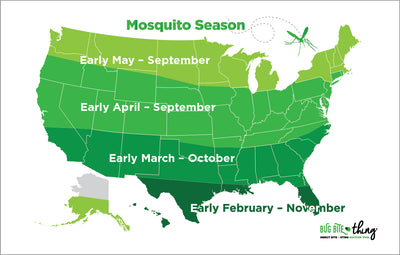 Mosquito Season by State & How to Fight the Bite